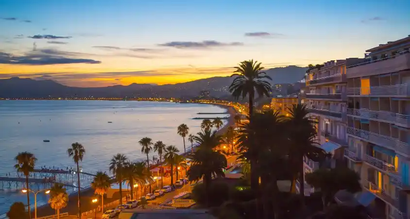 Vue sur la Côte d'Azur
